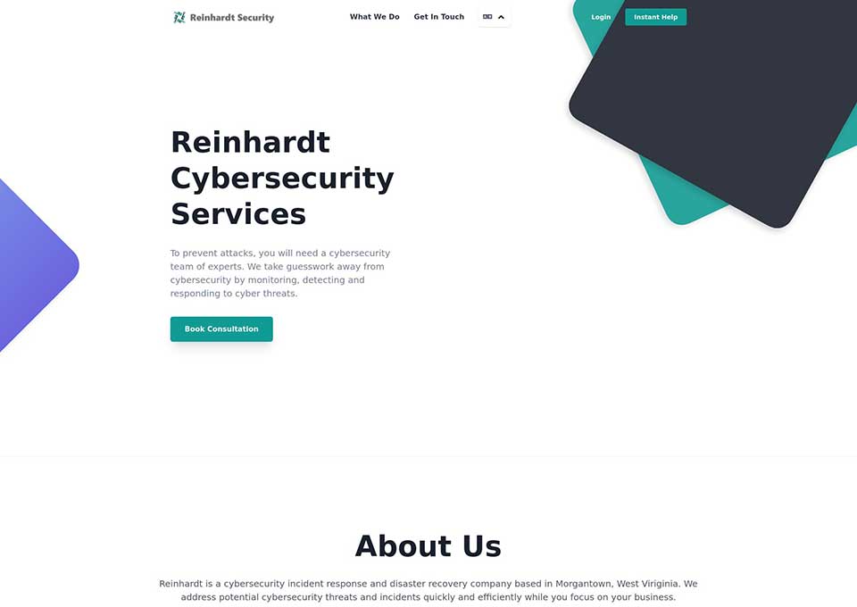 Reinhardt Cybersecurity Website